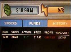@ Wall Street - Account Balance :  $19.99 Million