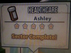Healthcare Sector unlocked, having attended to meetings successfully. After meeting with Ashley.