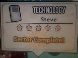 Technology Sector unlocked. Result of several successful meetings. Contact with Steve.